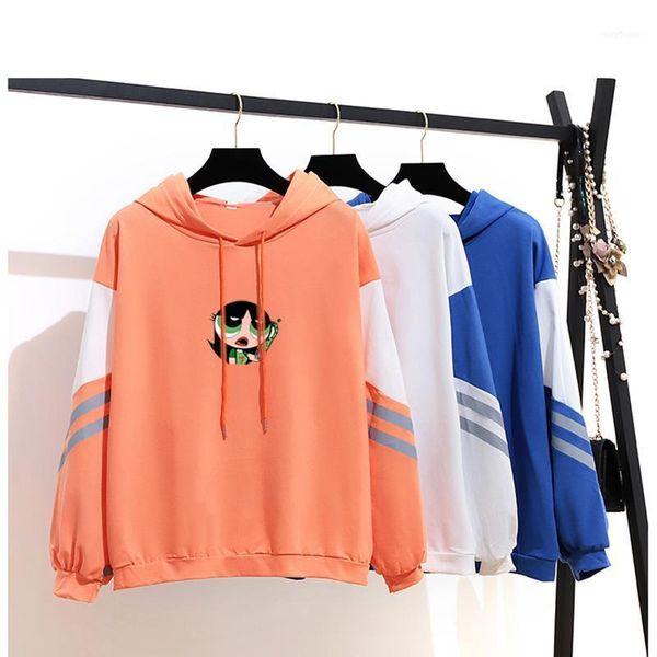 

women's hoodies & sweatshirts bleedman hip hop hoodie fashion funny hombre moletom cute cartoon buttercup sweatshirt hoody pullo, Black
