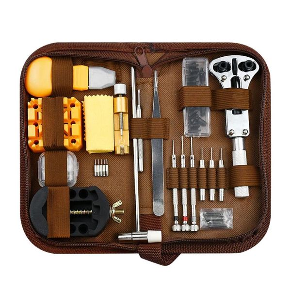 

repair tools & kits 168pcs watch kit tool link pin remover opener case spring bar pry screwdriver clock set watchmaker