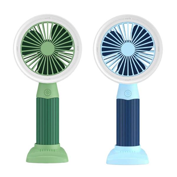 

electric fans handheld personal mini fan usb rechargeable portable color-contrast design cooler adjustable 3 speed
