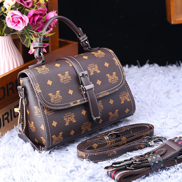 

new arrivals enuine leather handle messenger bags luxury messenger bag women bag designer ladies shoulder messenger saddle