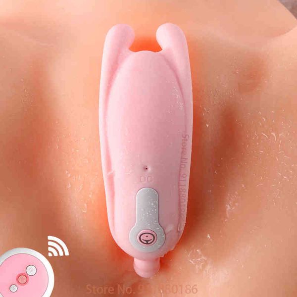 NXY Vibrators Мощные трусики Вибратор для женщин VAGINA MASSAGER Носимый клитор стимулятор стимулятор дистанционного управления для взрослых секс игрушки пара порно игры 220110