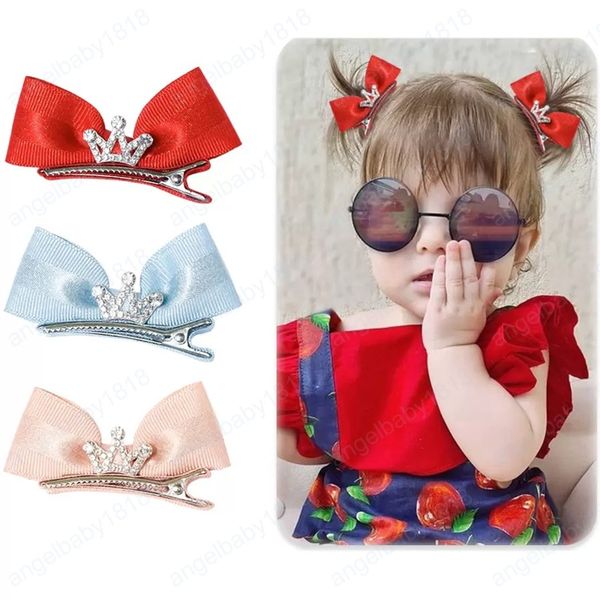 

2.8 inch party baby kids girls barrettes crown high-end cute princess hairclippers hair accessories, Slivery;white