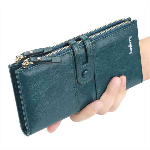 

women pu leather wallet female purses big capacity hasp zipper purse ladies long clutch coin card holders, Red;black