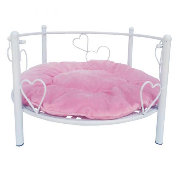 

cat beds & furniture iron dog kennel round plush autumn and winter nest pad mattress small medium-sized suede four seasons