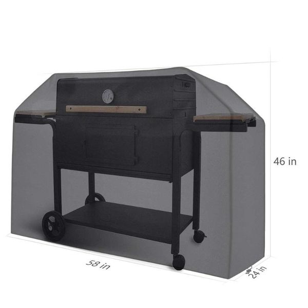 

tools & accessories 5 size 210d oxford bbq grill cover foldable waterproof outdoor anti dust rain protector barbecue for