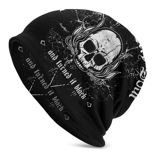 

beanies heavy metal quote men women outdoor ski cap double layer fabric bonnet hat