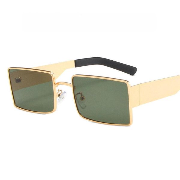 

sunglasses fashion lady oversize rimless square bee women men small glasses gradient sun female uv400, White;black