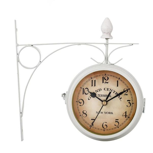 

wall clocks outdoor garden clock double sided outside bracket r2h1