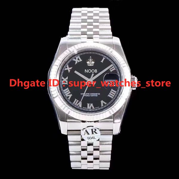 

ar super log montre de luxe 41mm 904l watchband seagull 2824 mechanical movement blues mens watch waterproof and sweat proof, Slivery;brown