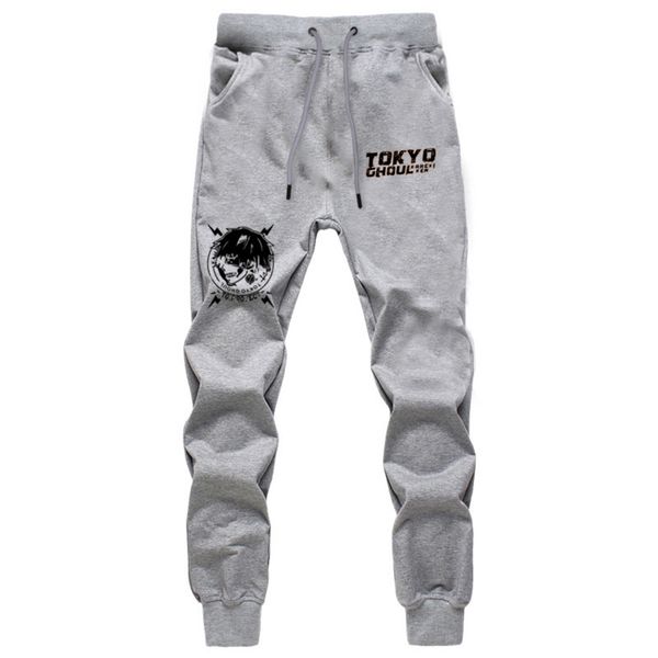 

ghoul anime tokyo kaneki ken pants men casual trousers joggers bodybuilding fitness pants autumn winter sweatpants plus size c0222, Black
