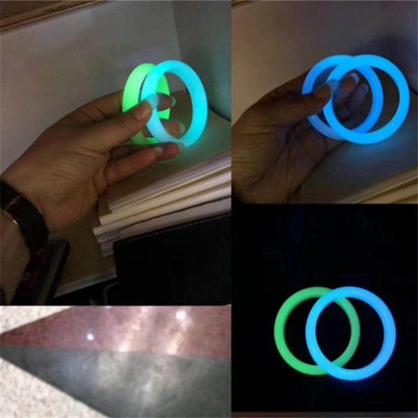 

beaded, strands 14mm wide stylish for women luminous bracelet fluorite light glowing natural stone bracelets yoga jewelry armband gifts, Black