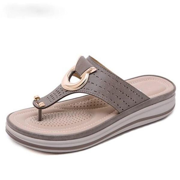 

slippers flipflop cork leather slipper women home shoesoffice beach summer flip flops sandalias deverano para mujer, Black