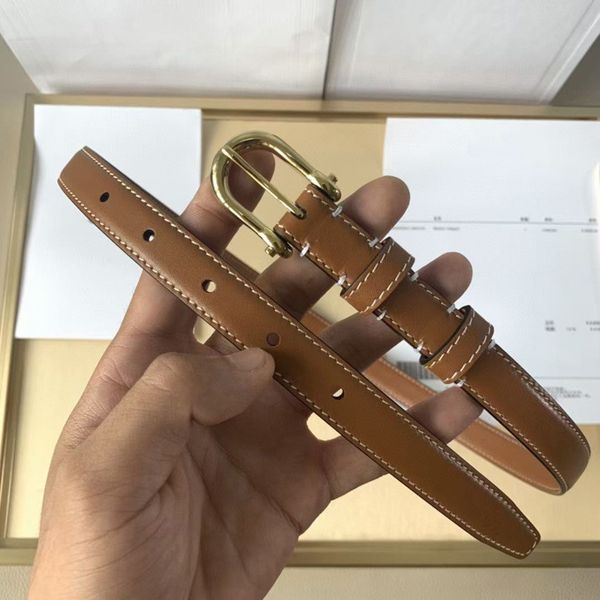 

2021 new woman belt fashion women belts casual smooth buckle belt 2 color with box, Black;brown