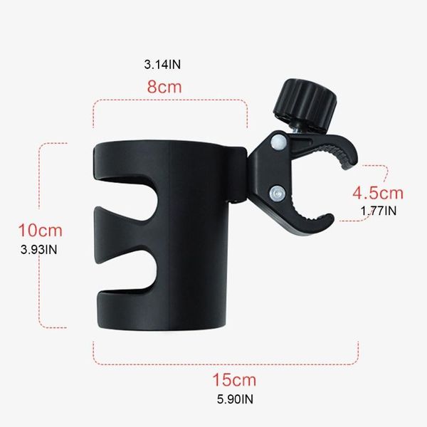 

stroller parts & accessories rxbf baby cup holder universal 360 rotatable drink bottle rack for pram pushchair wheelchair