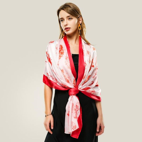 

scarves 90x180cm polyester artificial silk leaf pattern ethnic bohemian beach towel thin shawl scarf muslim hijab for women, Blue;gray