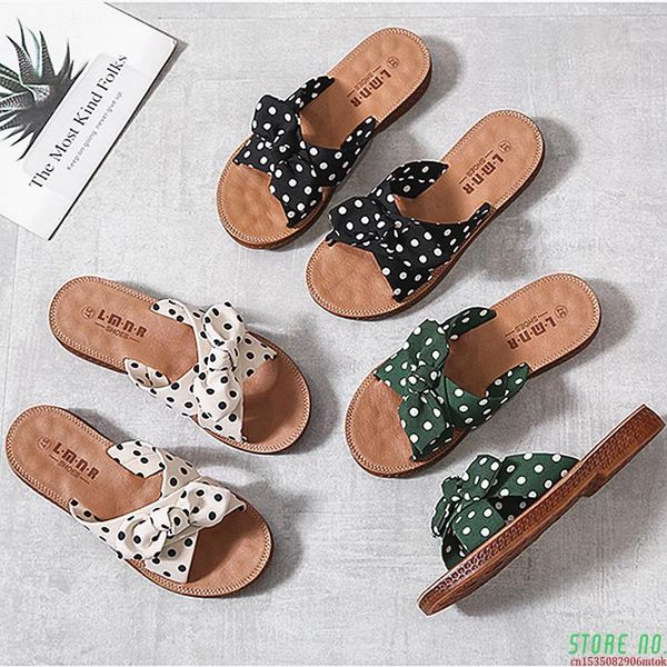 

slippers bow sandals women slides summer tendon bottom flip flops shoes outdoor beach women's, Black