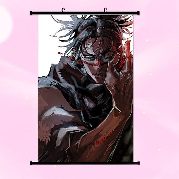 

jujutsu kaisen dark character animation hanging paintings, high-quality clear patterns, not easy to fade and waterproof