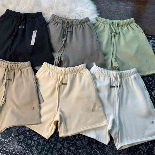

men's shorts essentials reflective trouses daily casual pants sport wear, White;black