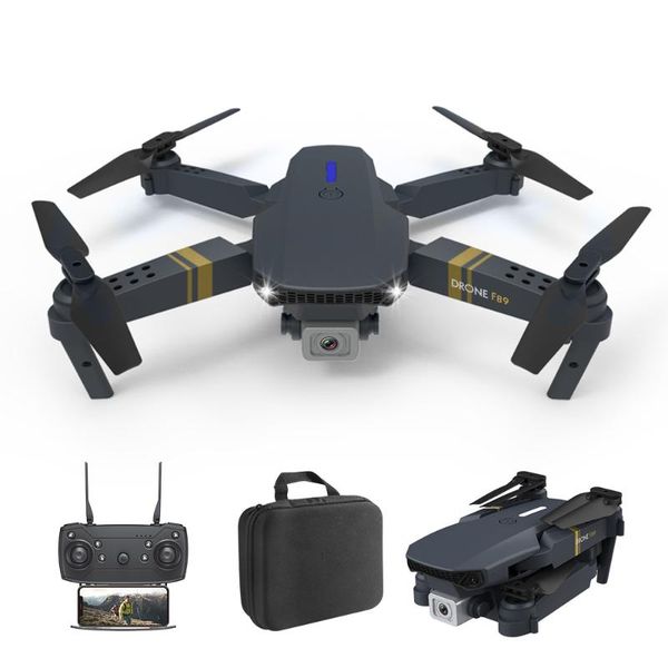 

mini drone profissional hd 4k 1080p dual cameras wifi foldable drones with camera hight hold mode rc quadcopters dron gifts f89