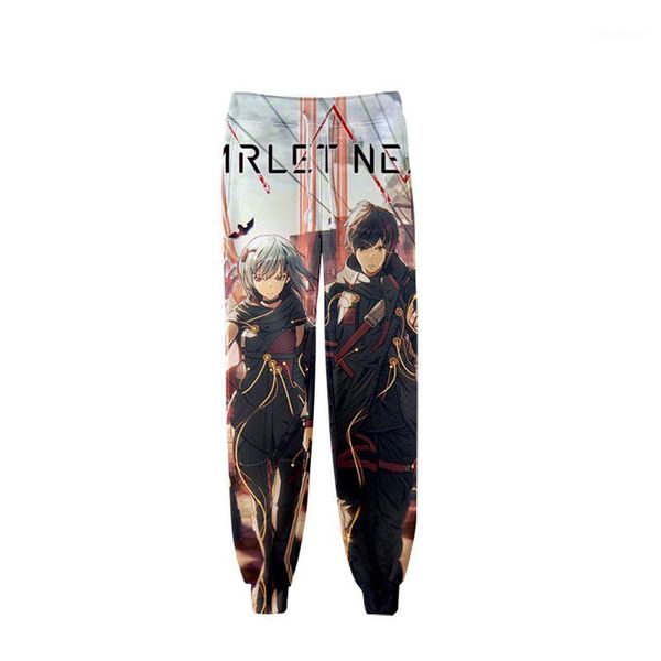 

men's pants scarlet nexus trousers 3d jogger pant women harajuku sweatpants trendy style 2021 japanese game, Black