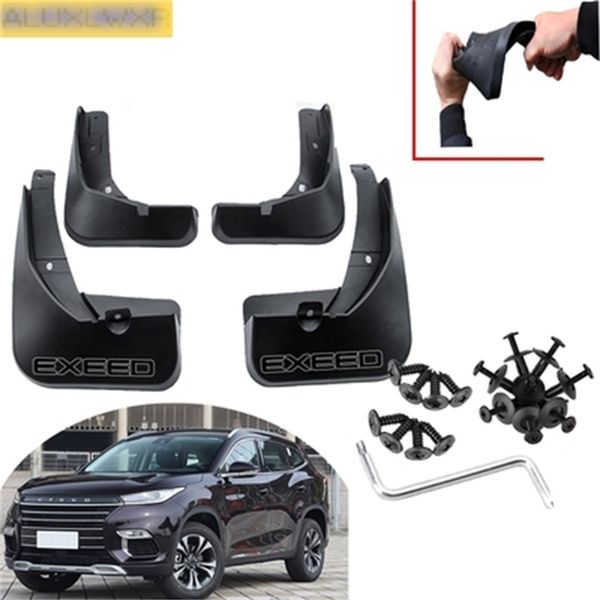 

mudguards mud flap flaps splash guards fender protector cover 4pcs for chery exeed txl tx lx 2019 2020 2021 car accessories