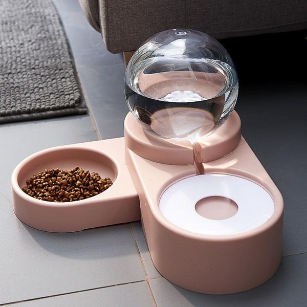 

pet supplies bubble pet bowls automatic feeder fountain water drinking for cat dog feeding container feeder double bowl