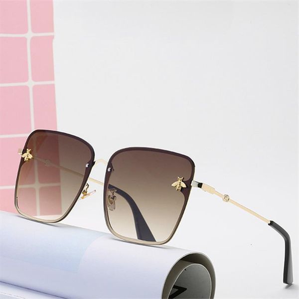 

brand retro fashion crystal sunglasses frameless rectangular senior womens mens gradient alloy glasses uv400, White;black
