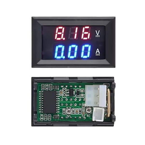 

smart automation modules mini digital voltmeter ammeter dc 100v 50a 100a panel amp volt voltage current meter tester detector dual led displ