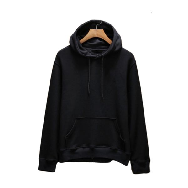 

100% famous vintage men hoody s-4xl oversize spring mens sweatshirts fashion solid color hip hop woman street wear hoodies man's clothi, Black
