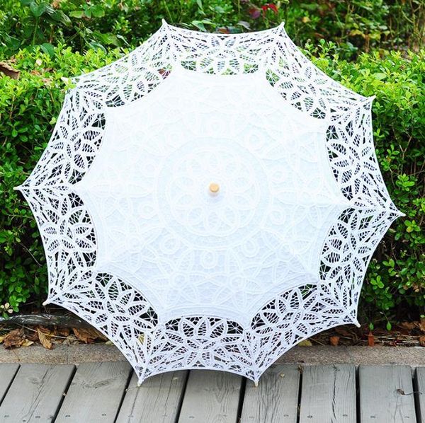 

umbrellas 20pcs/lot lace parasol wedding umbrella sn1003