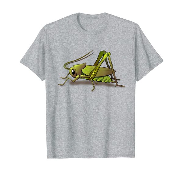 

cricket grasshopper buggy bug t-shirt, White;black