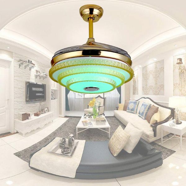 

fan light invisible fan light bluetooth speaker generation