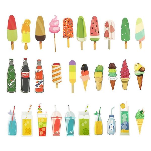 

bookmark hand-painted style design bookmarks 30pcs sweet summer