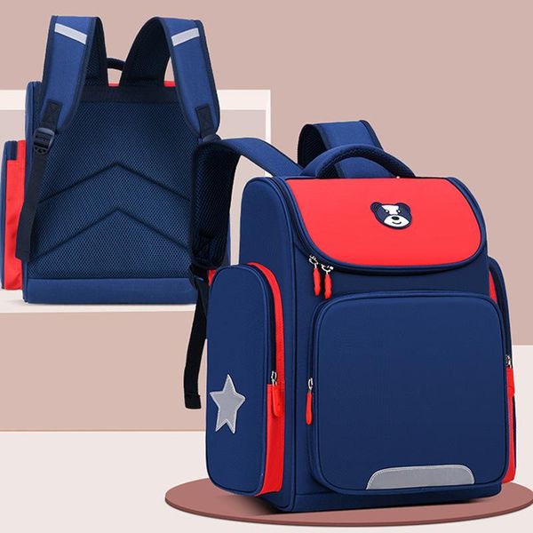 

school bags breathable load reducing primary backpack large capacity children
