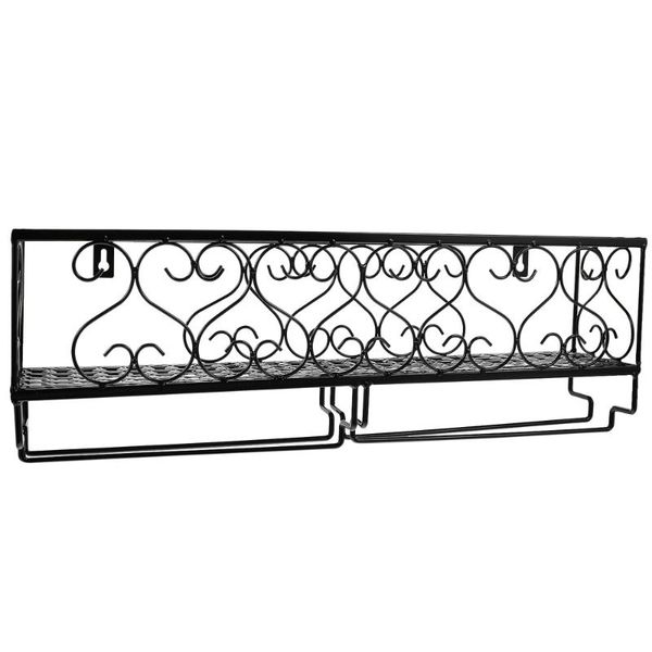 

candle holders 1pc simple bottle cups organizer wall mounted iron storage rack