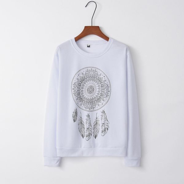 

flower sun printed 2021 new design hoodies sweatshirts women casual kawaii harajuku sweat girls european korean, Black