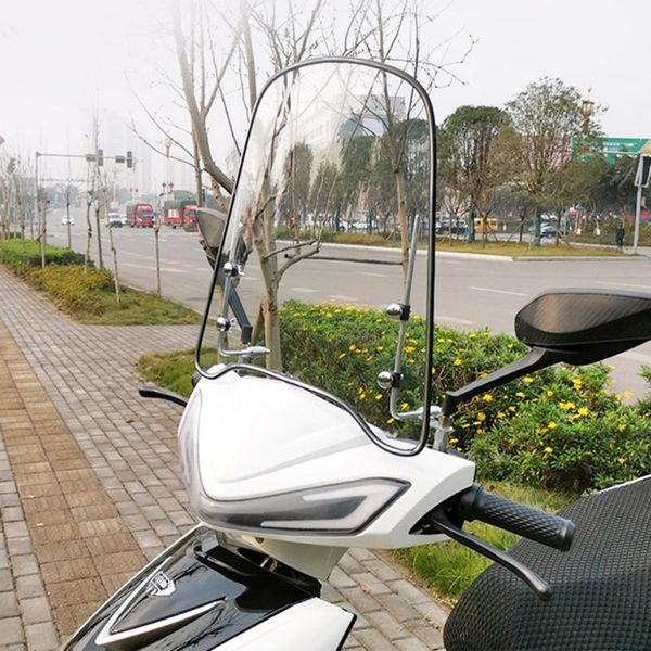 

motorcycle windshield bike motorbike windscreen clear high transparency universal adjustable aerofoil