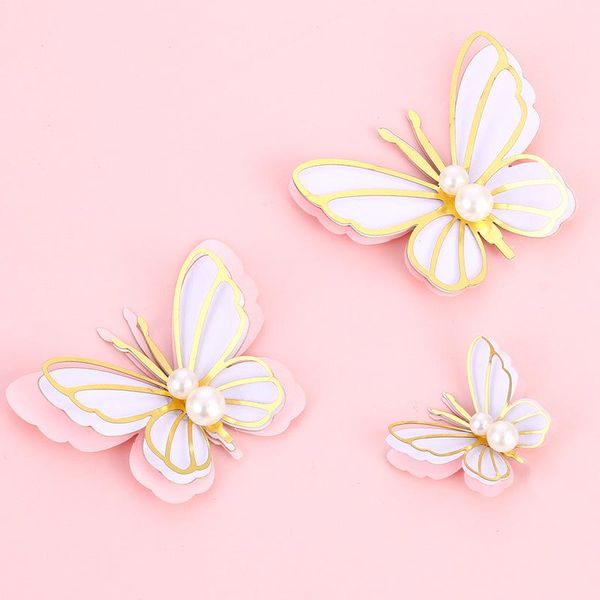 

other event & party supplies pearl butterfly cake er happy birthday romantic wedding cupcake baby shower baking decoration favors