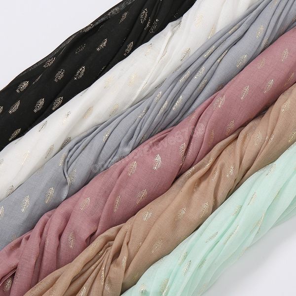 

muslim hijabs headscarf bandana cotton printed shawls scarf stoles foulard shimmer glitter gold head wraps headband, Blue;gray