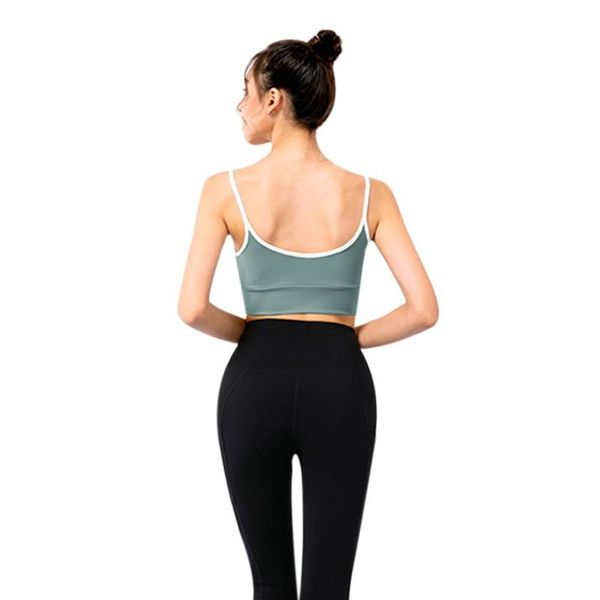 

women's beautiful back yoga bra women's fitness running tank sports underwear shockproof nylon bra *, White;black