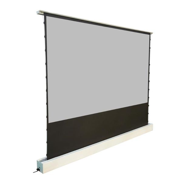 

projection screens xy alr grey motorized floor rising projector screen tab tensioned 70-100 inch edl70-gf1