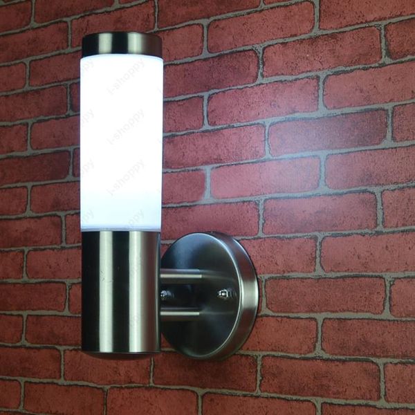 

3w/5w/7w led outdoor wall sconces light fixture stainless waterproof lamp yard balcony door garage