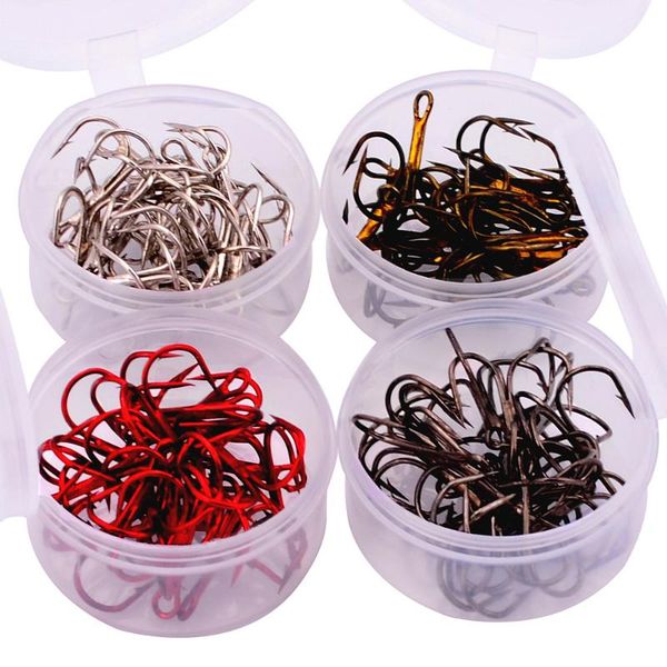 

fishing hooks 20 boxed fish 4-color 2#-4#-6#-8#-10# explosive accessories
