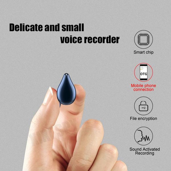 

digital voice recorder mini activated recording device sound professional dictaphone audio micro small necklace player