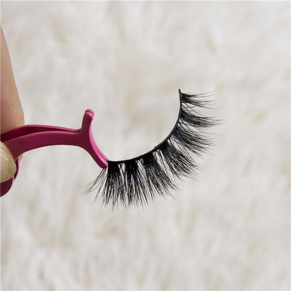 

false eyelashes natural long handmade 3d mink private label and custom packages