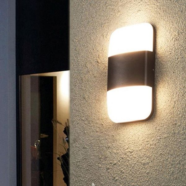 

wall lamp led porch light ip65 waterproof lamps for courtyard patio garden front door indoor outdoor up down ac90-260v