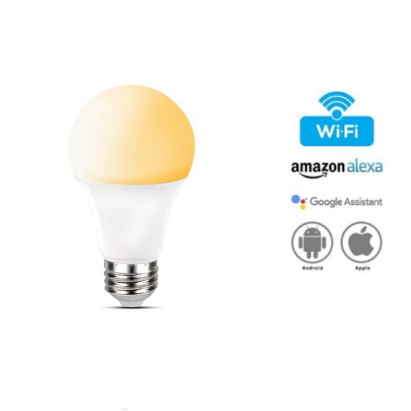 

smart home control ewelink 9w wifi light bulb e27 e26 cct dimmable led lamp app wake up night amazon alexa google