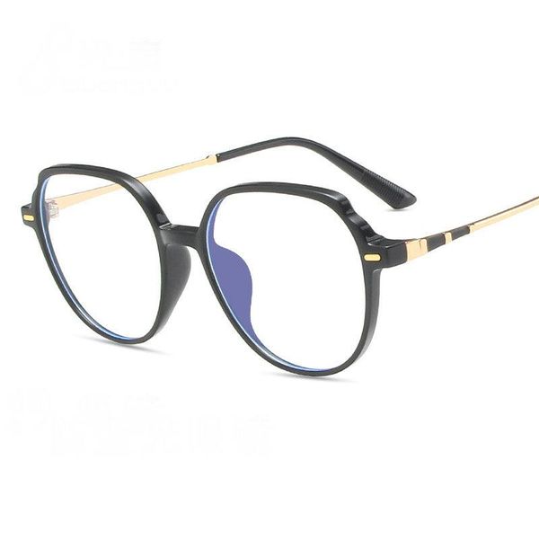 

fashion sunglasses frames women anti-blue light glasses frame cat eye anti blue tr90 optical computer, Black