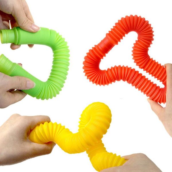 

life vest & buoy baby toy tubes for kids stretch bend provide tactile auditory sensory play infants colorful heavy-duty plastic