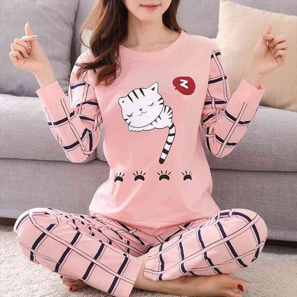 

pajamas set cartoon animal women sleepwear letter printed homewear dropshipping lounge wear pajama 2pcs, Black;red